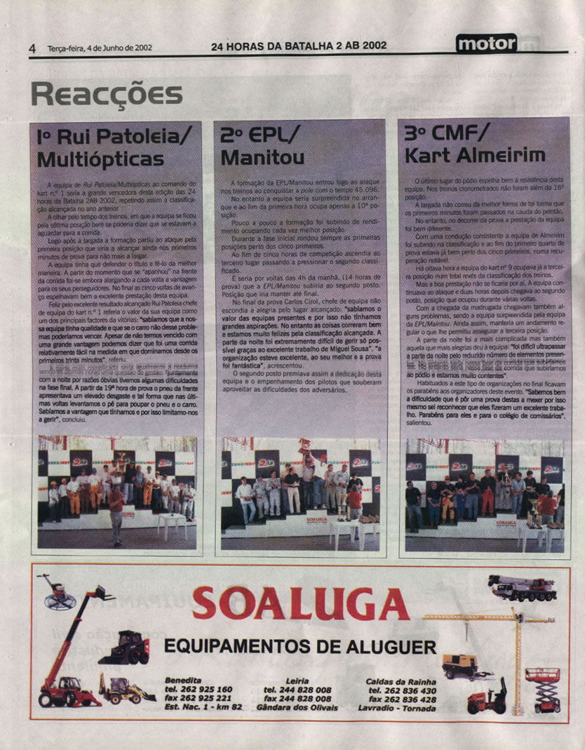 24 Horas da Batalha 2020 - Imprensa4